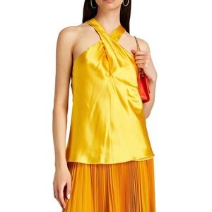 NEW VERONICA BEARD SLEEVELESS SILK BLEND TOP